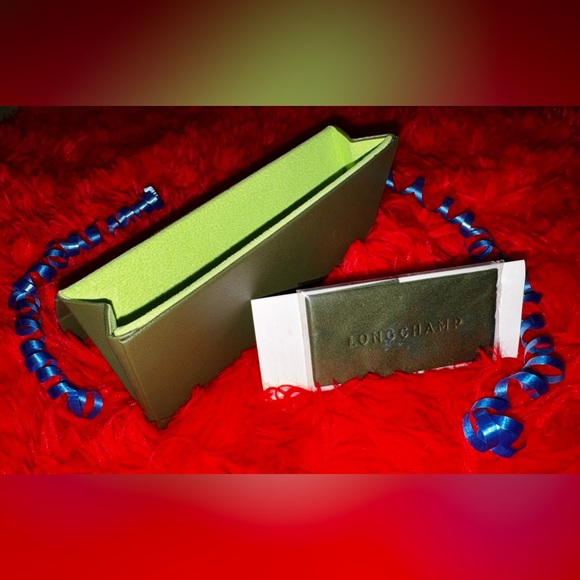 NWT Stunning LONGCHAMP Black Sunglasses w/silver Accents - Picture 2 of 13